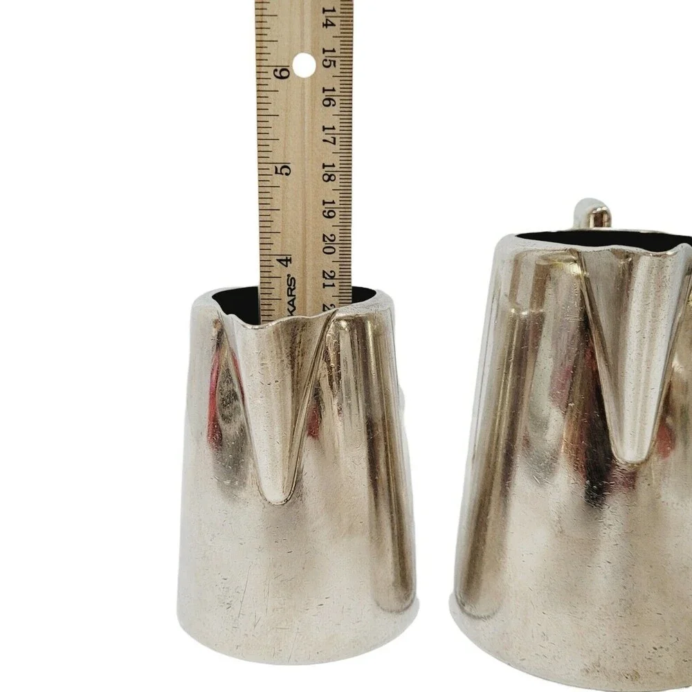 Art Deco MCM Meneses Alpplda Pitcher 2 pc Vintage  #2 #4